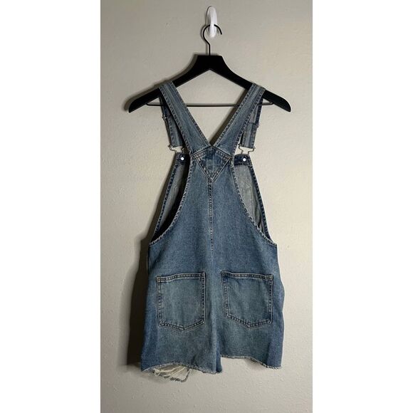 Wild Fable Denim Bib Short Overalls Size XS - Picture 2 of 16